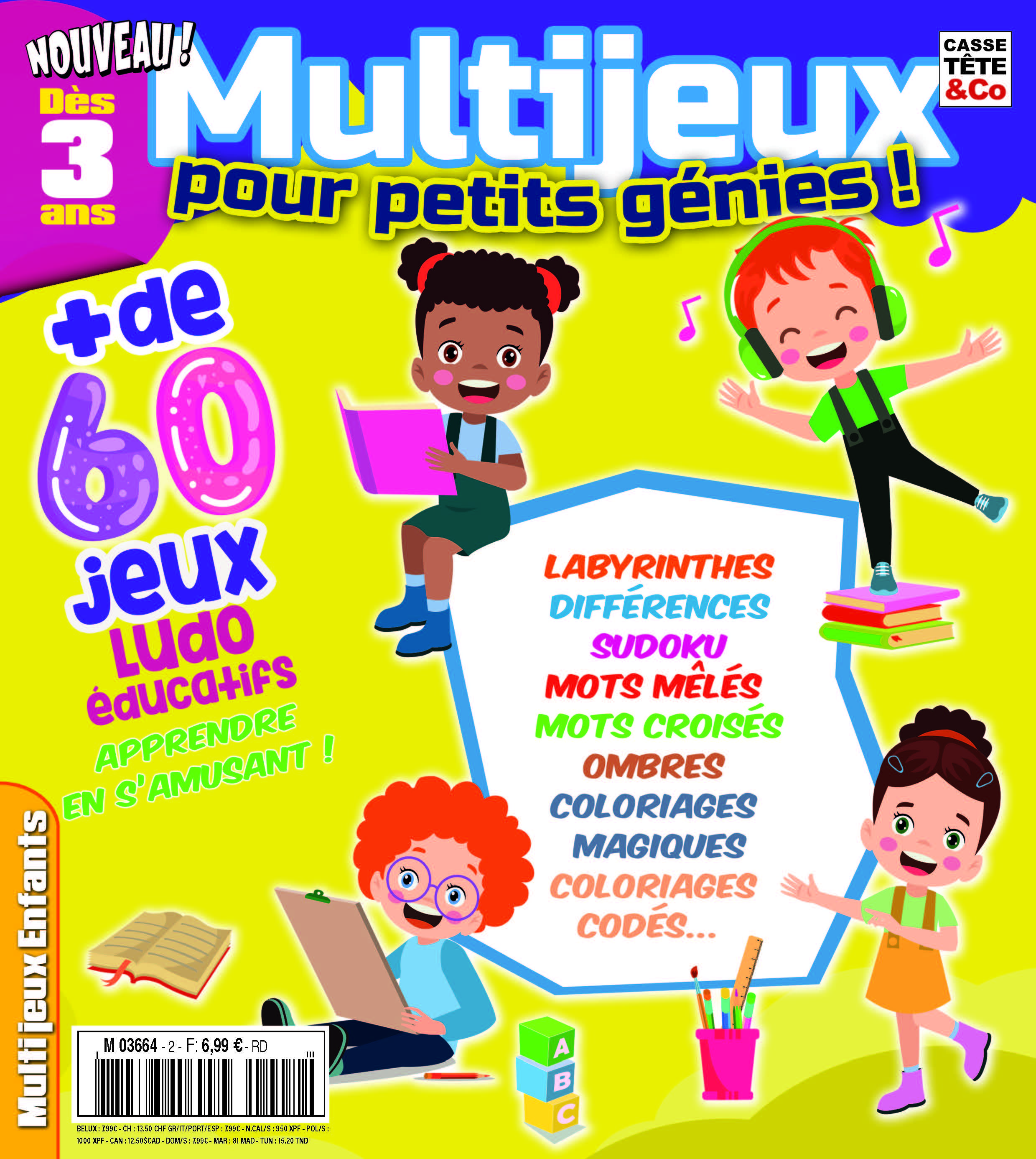 Casse-Tête & Co : Multi-jeux pour les petits génies – César Editions