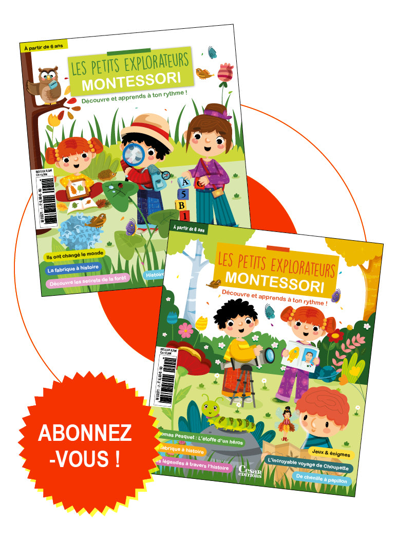 Abonnement Les Petits Explorateurs Montessori