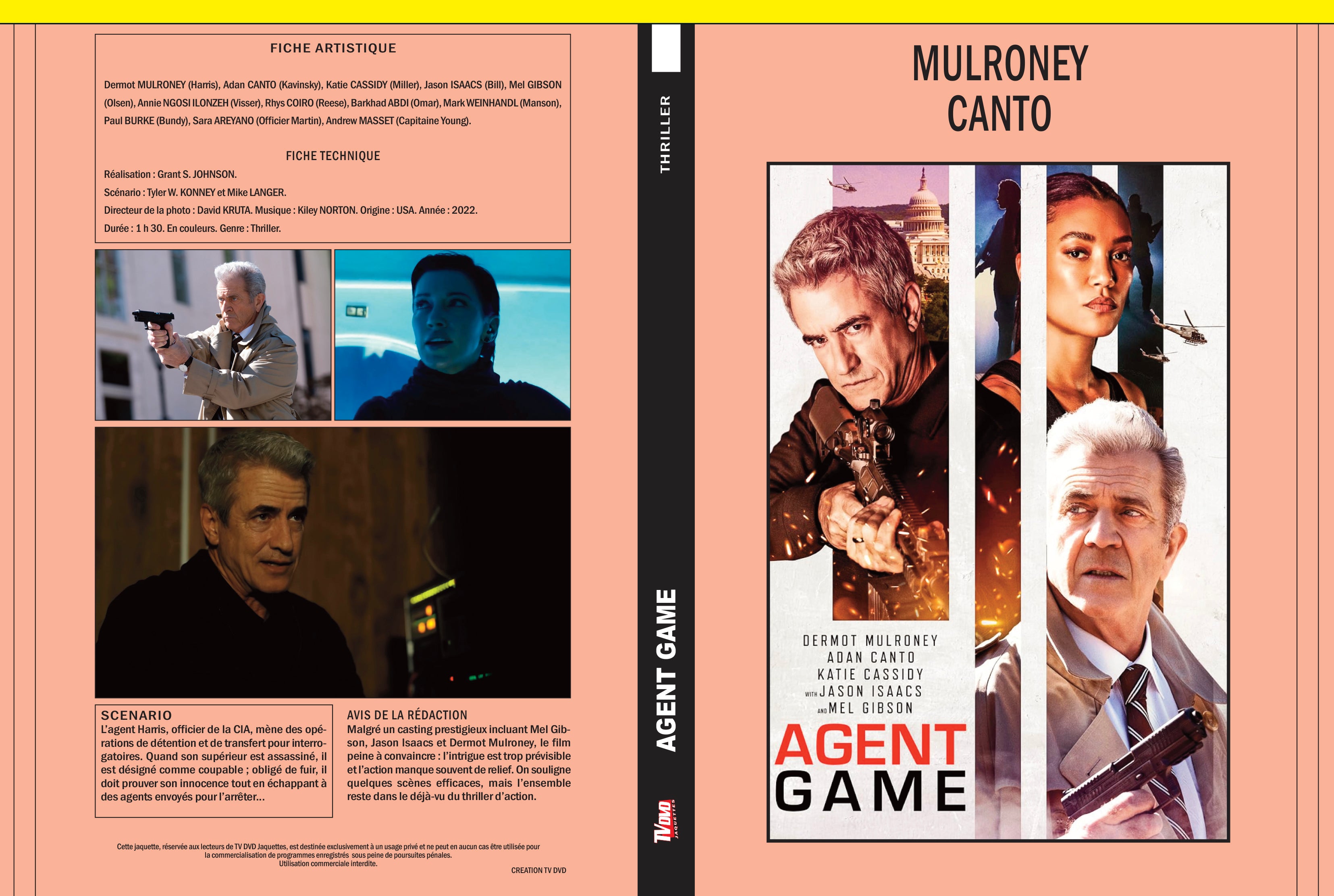 Agent game – César Editions