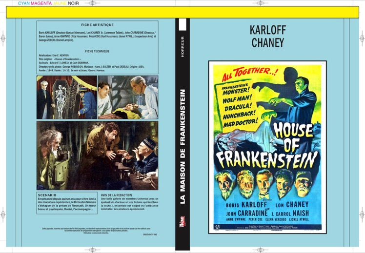 LA MAISON DE FRANKENSTEIN – César Editions