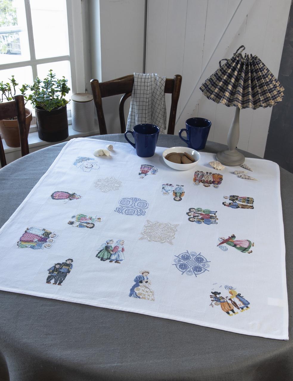 Nappe damassée Bretagne