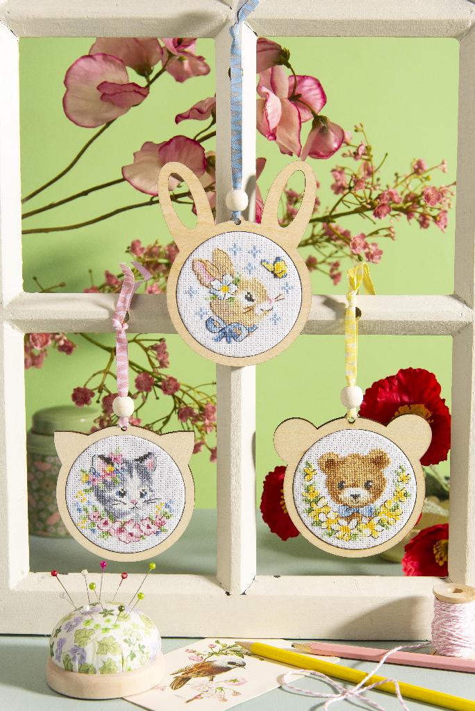 3 mini-tambours “animaux”
