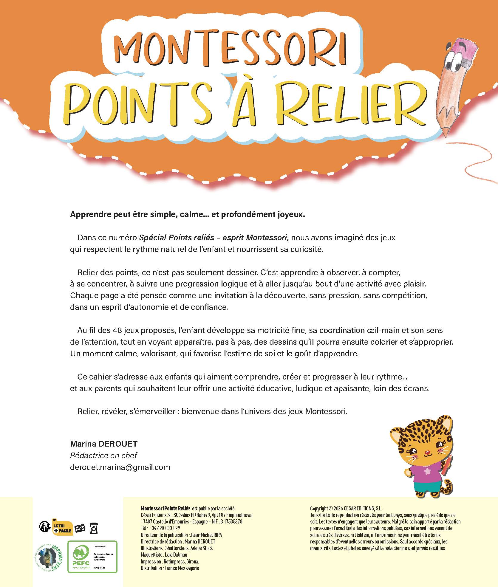 Points Reliés Montessori N°1