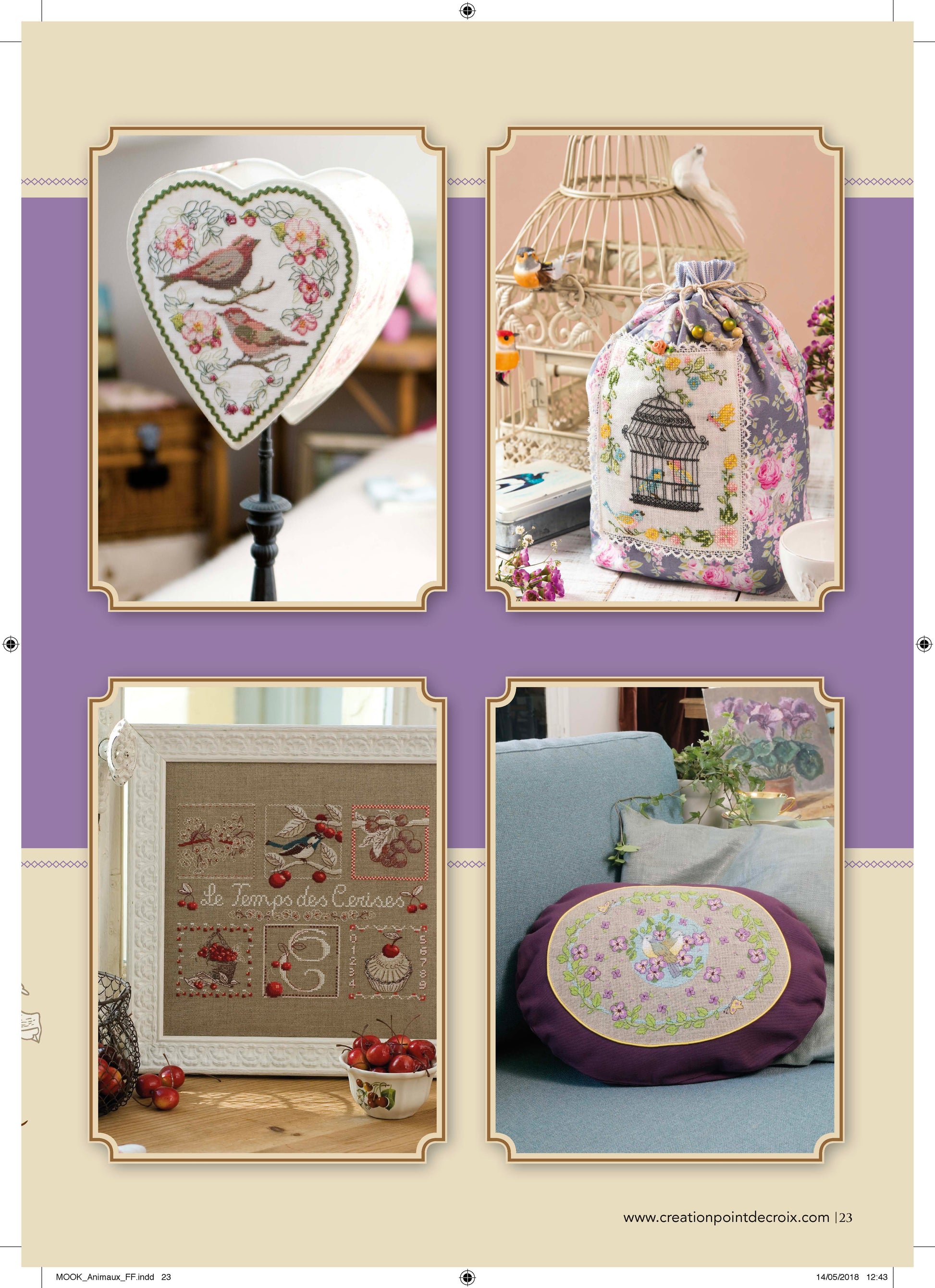 Adorables animaux au point de croix