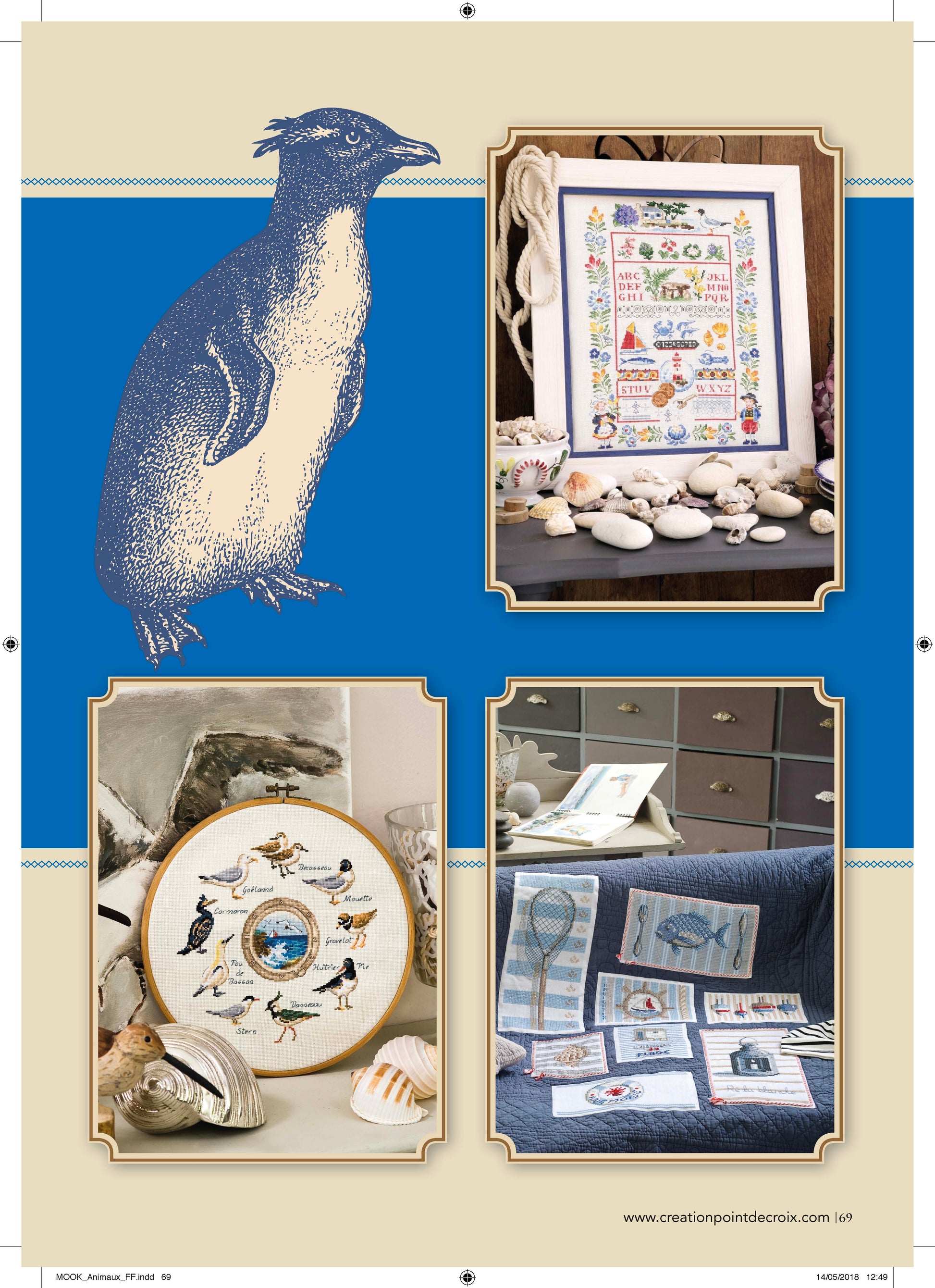 Adorables animaux au point de croix