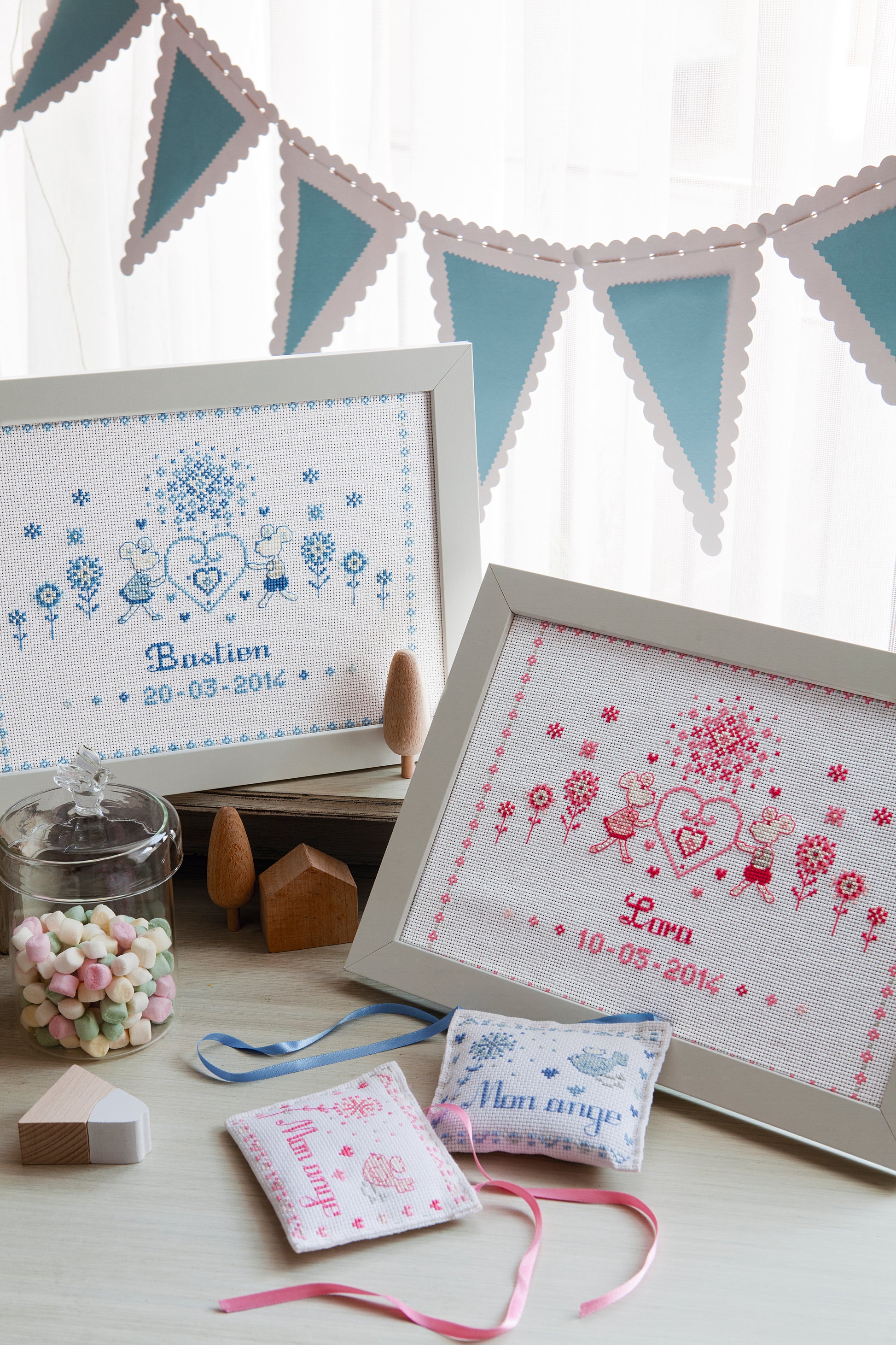 Douceurs de bébé au point de croix