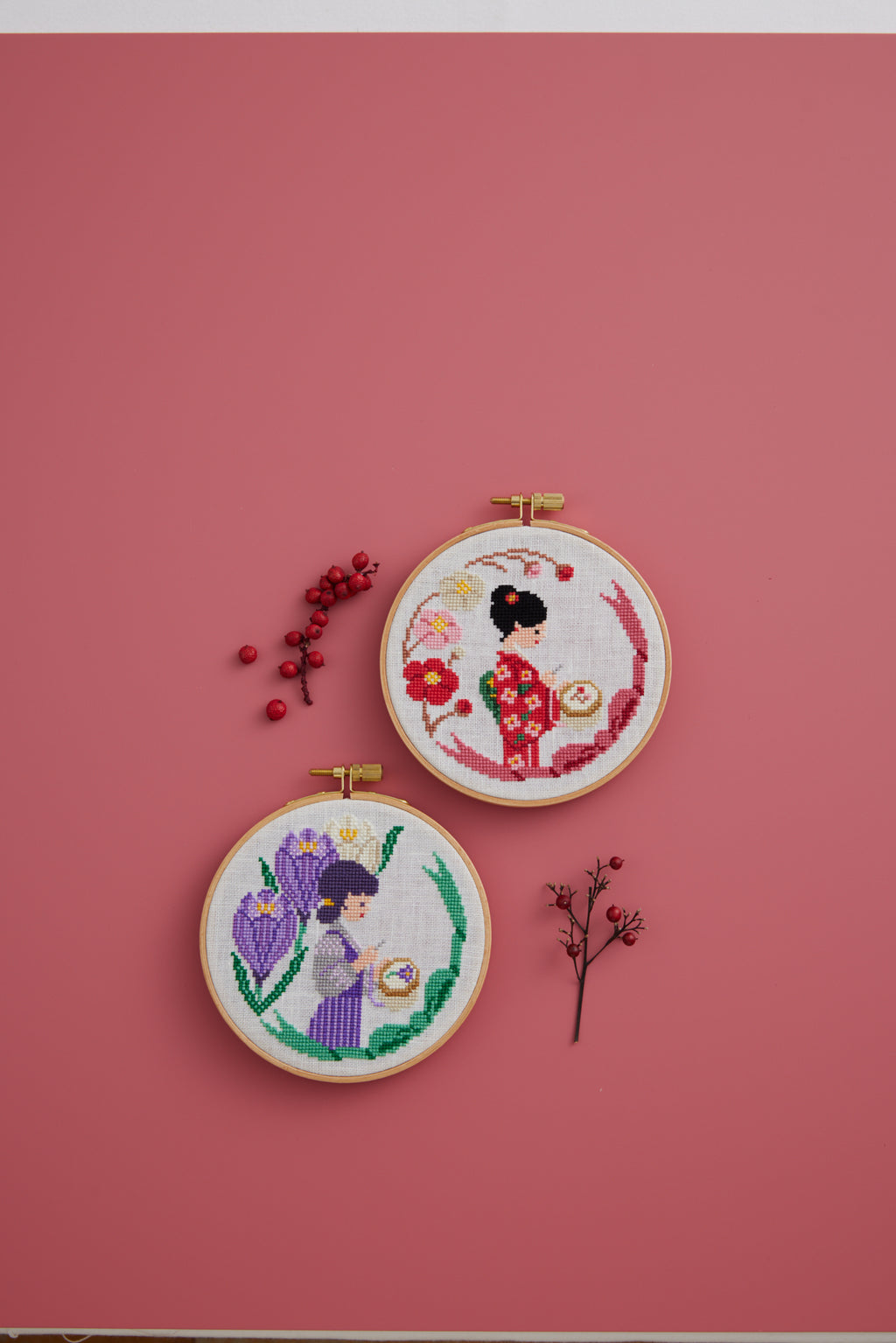 Saisons et Contes au Point de Croix -  Livre de broderie japonaise