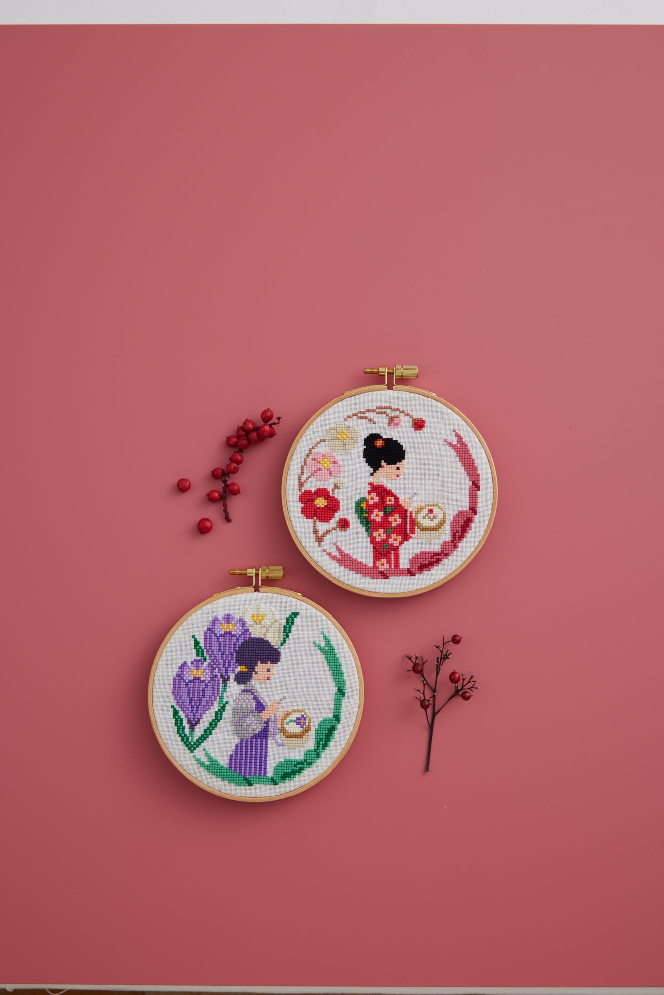 Saisons et Contes au Point de Croix -  Livre de broderie japonaise