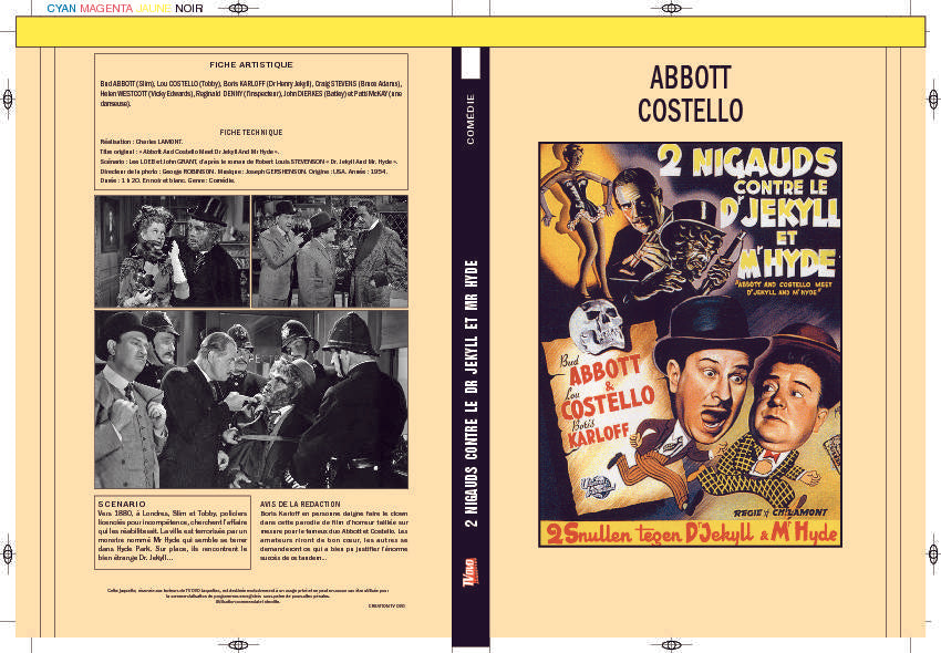 2 NIGAUDS CONTRE LE DR JEKYLL ET MR HYDE