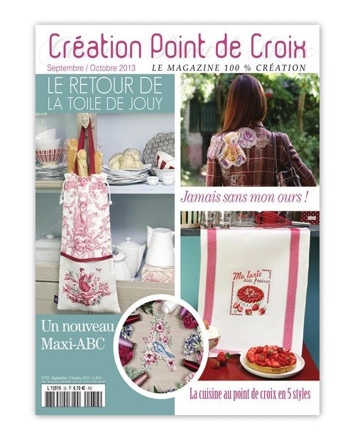 A l’ombre des lettres en fleurs de Véronique Enginger, Création Point de Croix n°034