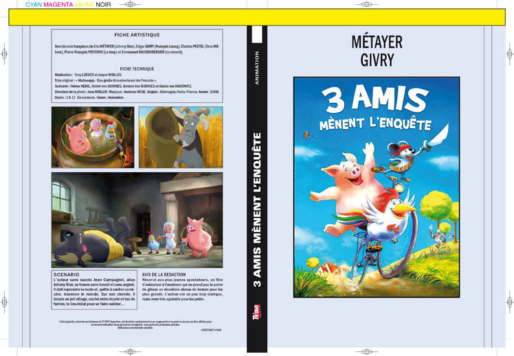 3 amis menent l'enquete