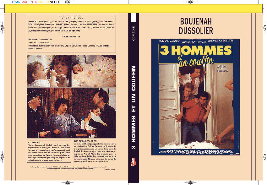 3 HOMMES ET UN COUFFIN