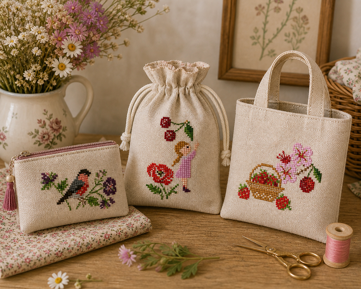Cerises et fraises