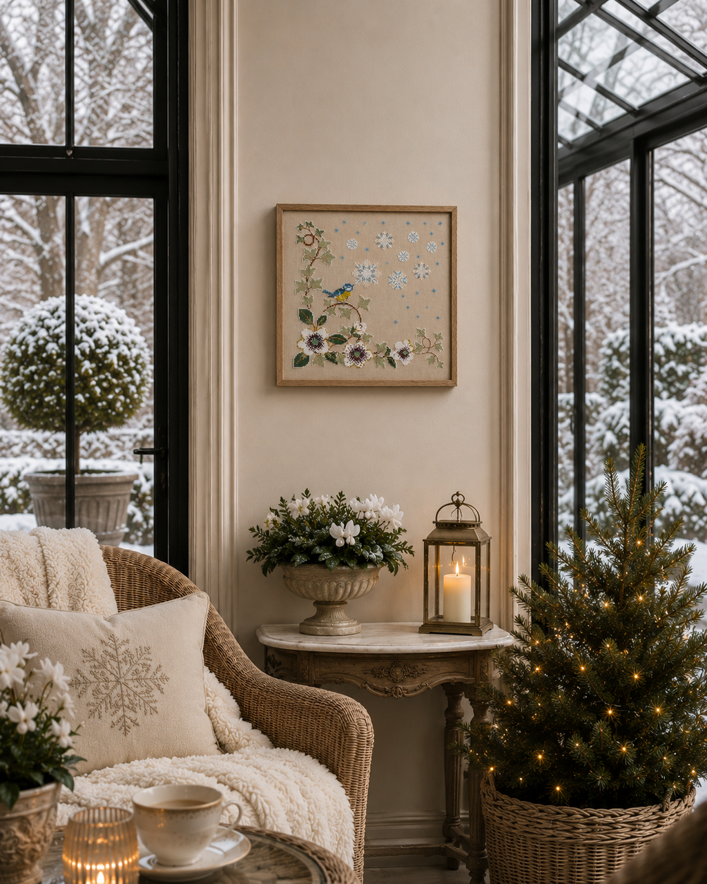 Hiver mésange
