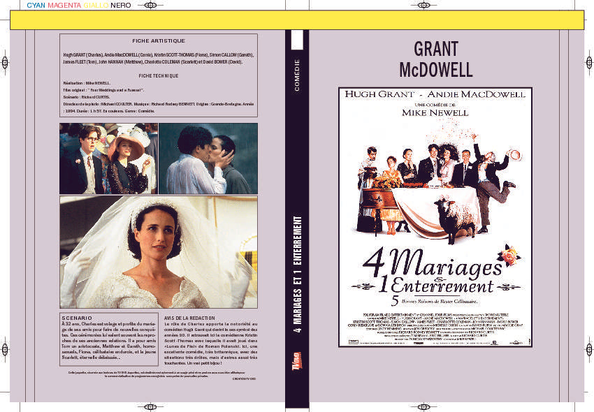 4 MARIAGES ET 1 ENTERREMENT