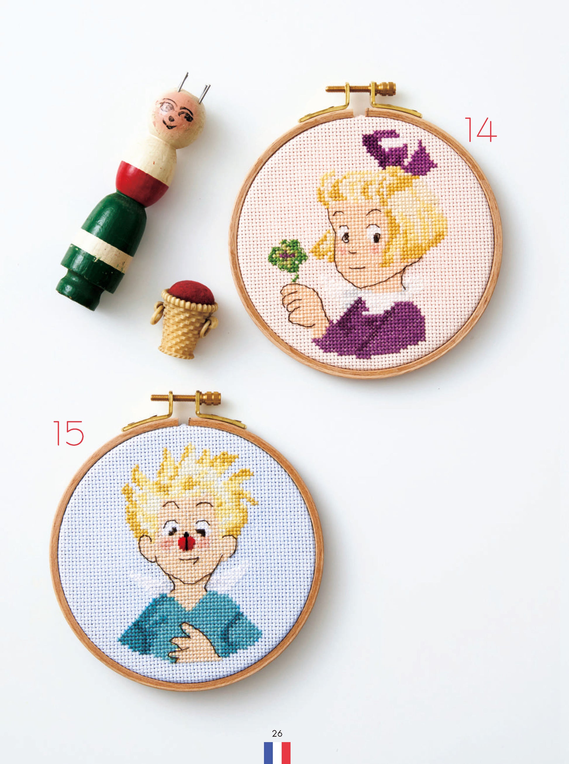 Les Triplés- Livre de point de croix (précommande)