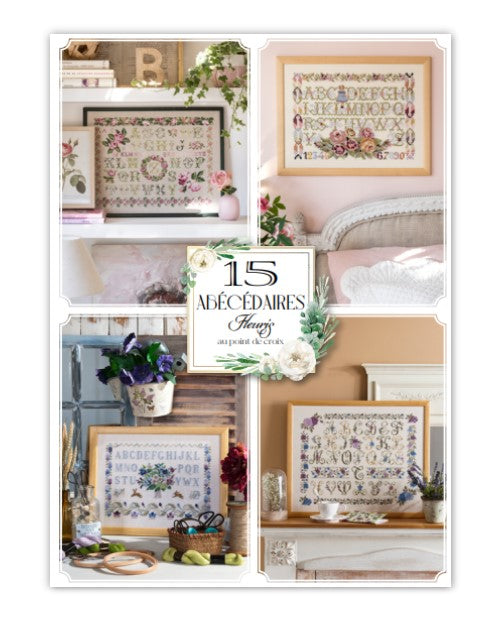 Découvrez Abécédaires Fleuris, un magazine de broderie point de croix avec des grilles aux motifs naturels et alphabets anciens. Personnalisez vos accessoires. 