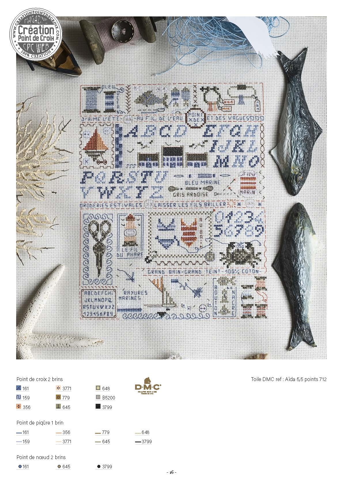 Découvrez la réédition de l'agenda-calendrier 2012 « Calendrier de la Brodeuse » de Création Point de Croix. 12 grilles intemporelles au point de croix, pour passionnées et débutantes.