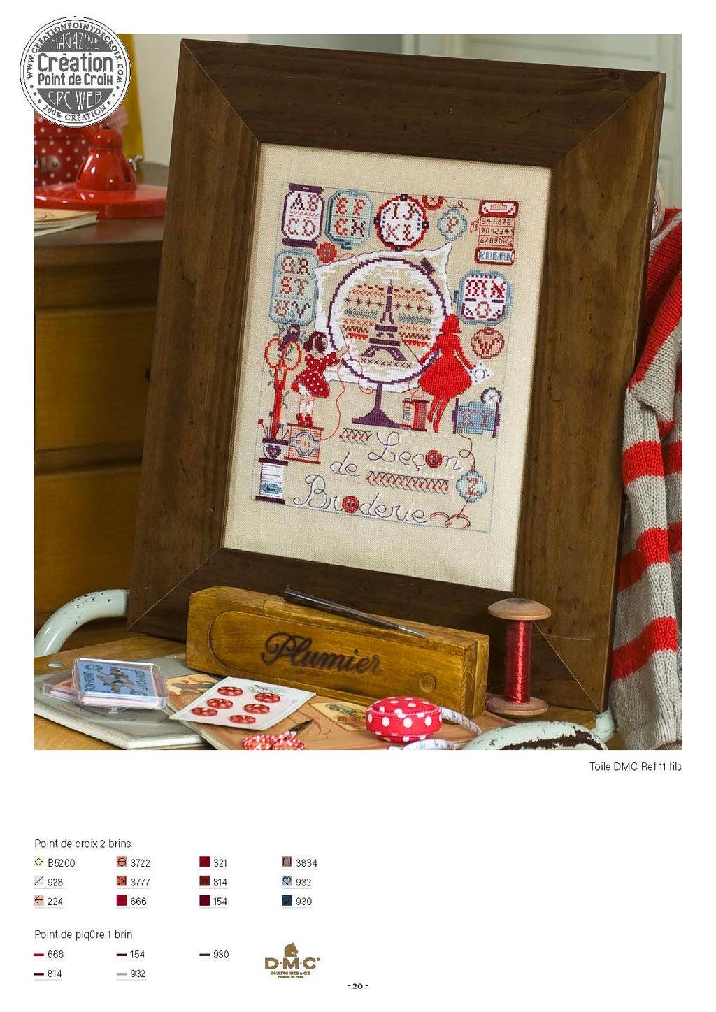 Découvrez la réédition de l'agenda-calendrier 2012 « Calendrier de la Brodeuse » de Création Point de Croix. 12 grilles intemporelles au point de croix, pour passionnées et débutantes.