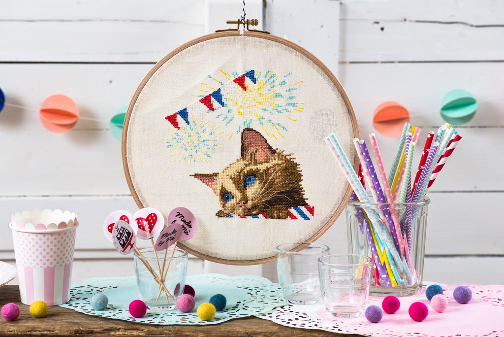 Découvrez l'agenda-calendrier 2017 « Le Monde des Chats » de Création Point de Croix par Hélène Le Berre. 12 grilles inédites sur le thème des chats au point de croix, pour passionnées et débutantes.