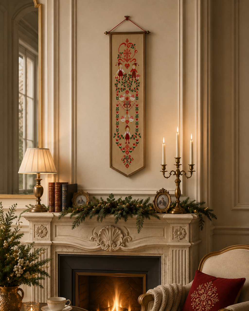 Bande de noël lutins