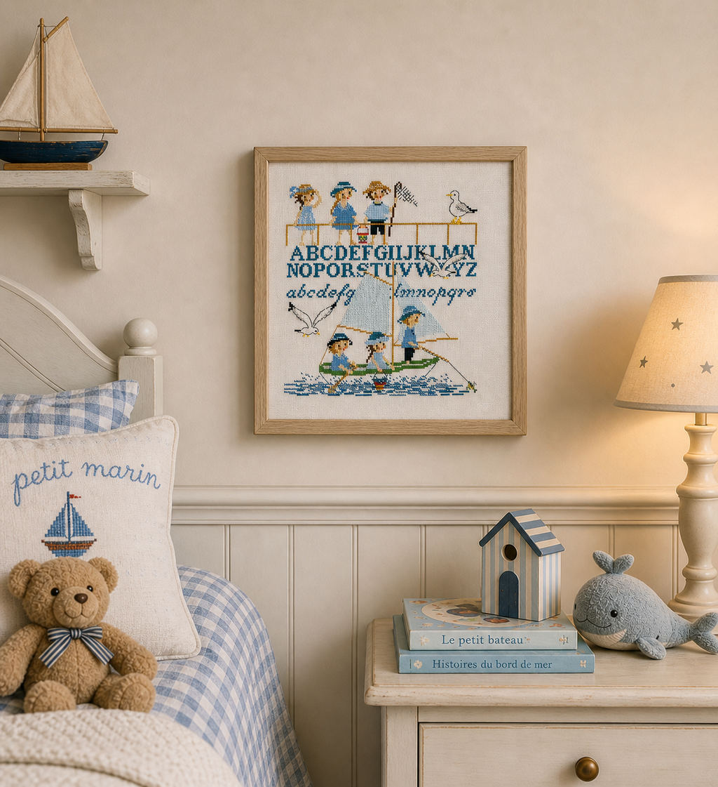 Enfants en bateau