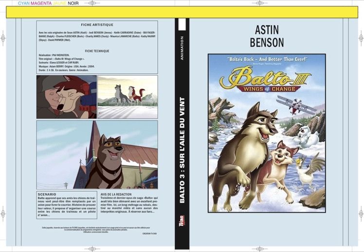 BALTO 3 - SUR L'AILE DU VENT