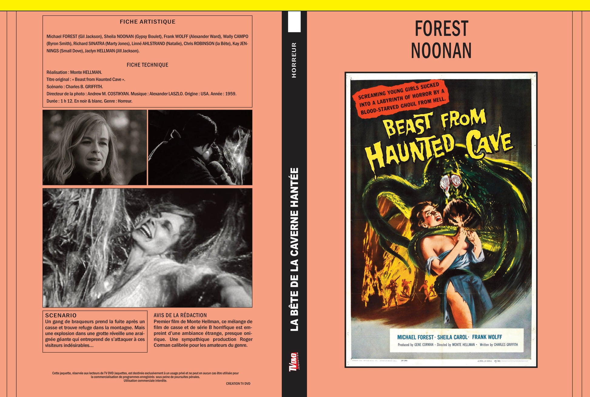 LA BETE DE LA CAVERNE HANTEE (1959)