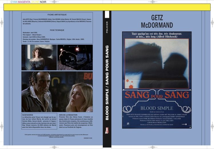 BLOOD SIMPLE - SANG POUR SANG