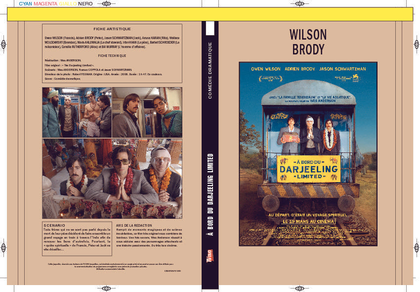 À BORD DU DARJEELING LIMITED