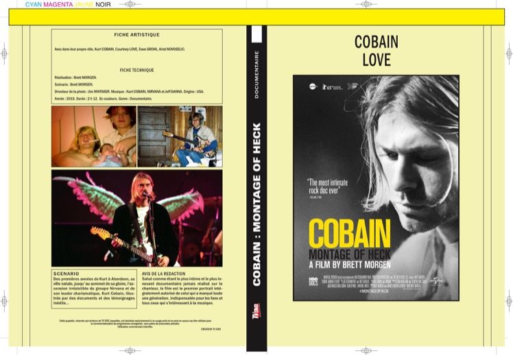 COBAIN - MONTAGE OF HECK - DOCU