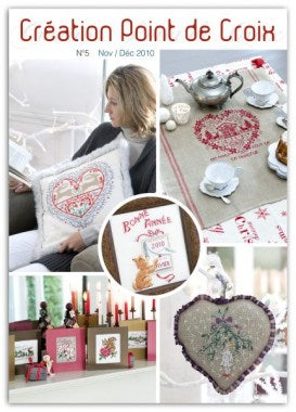 Des cartes à foison de Véronique Enginger, Création Point de Croix n°005