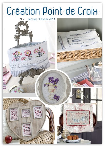 Tendre marguerite de Véronique Enginger, Création Point de Croix n°007