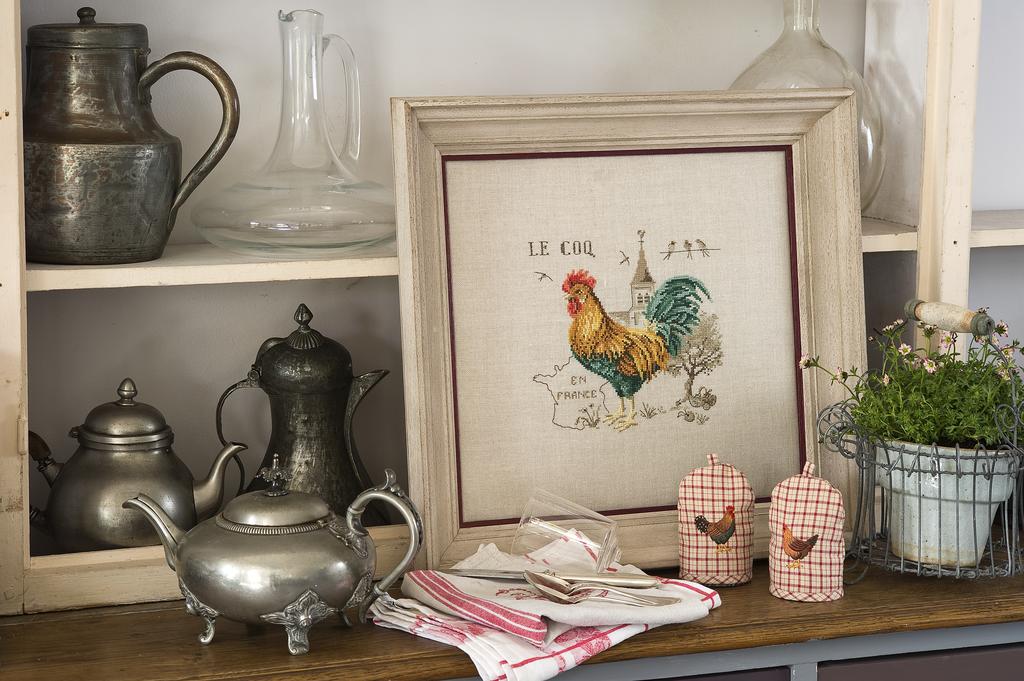 Quel coq ! de Véronique Enginger, Création Point de Croix n°010