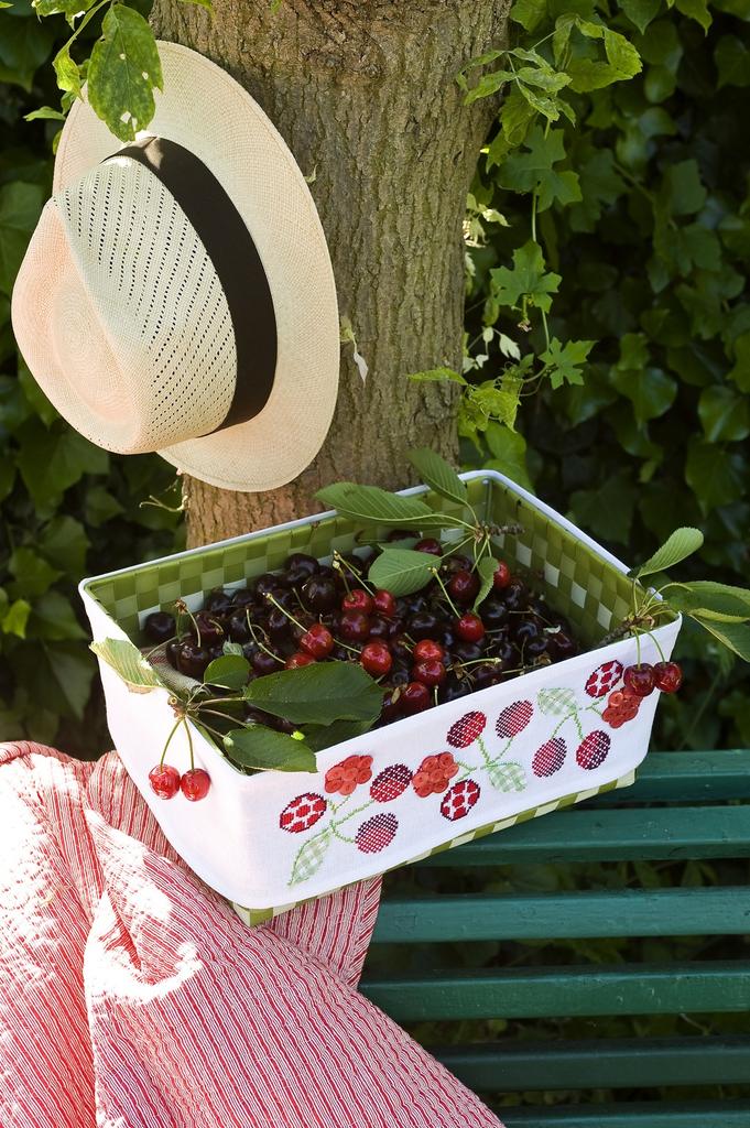 Cueillez les cerises, Création Point de Croix n°011