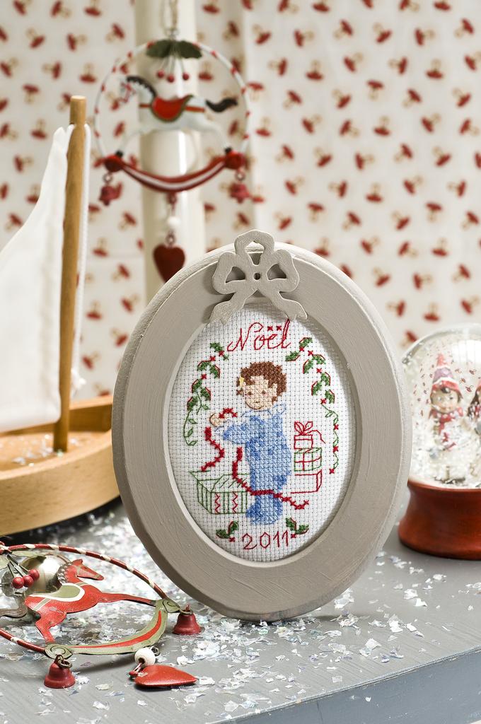 Noël pour les petits (version garçon), Création Point de Croix n°013