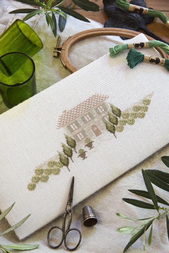 La provence, Création Point de Croix n°108