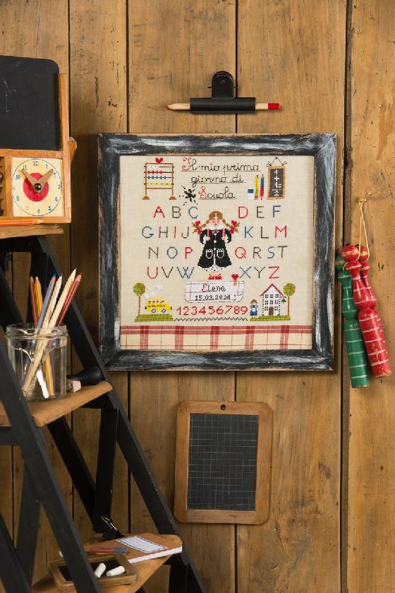 Tableau de la rentrée, Création Point de Croix n°108