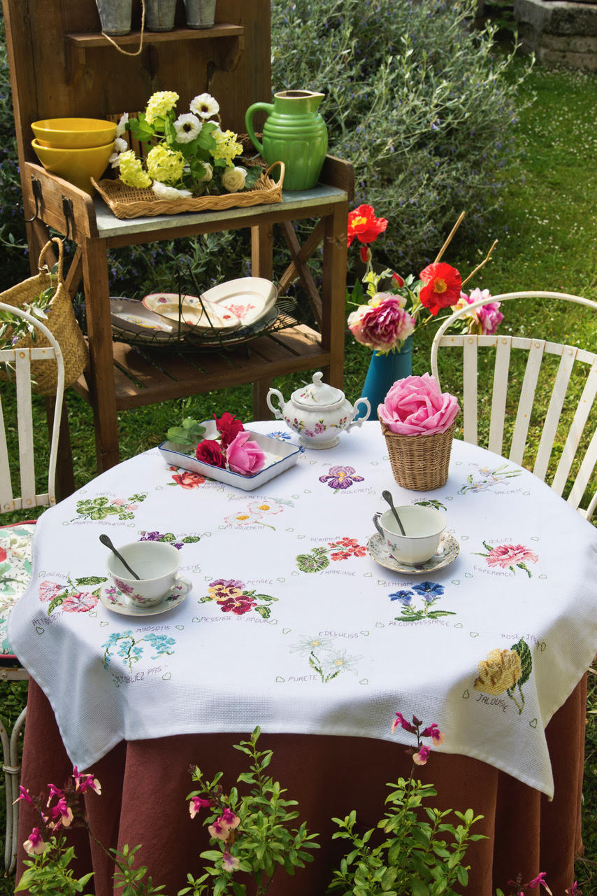 Nappe langage des fleurs