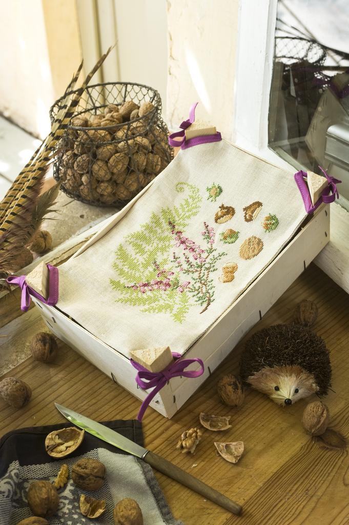 Cagette de saison, Création Point de Croix n°012