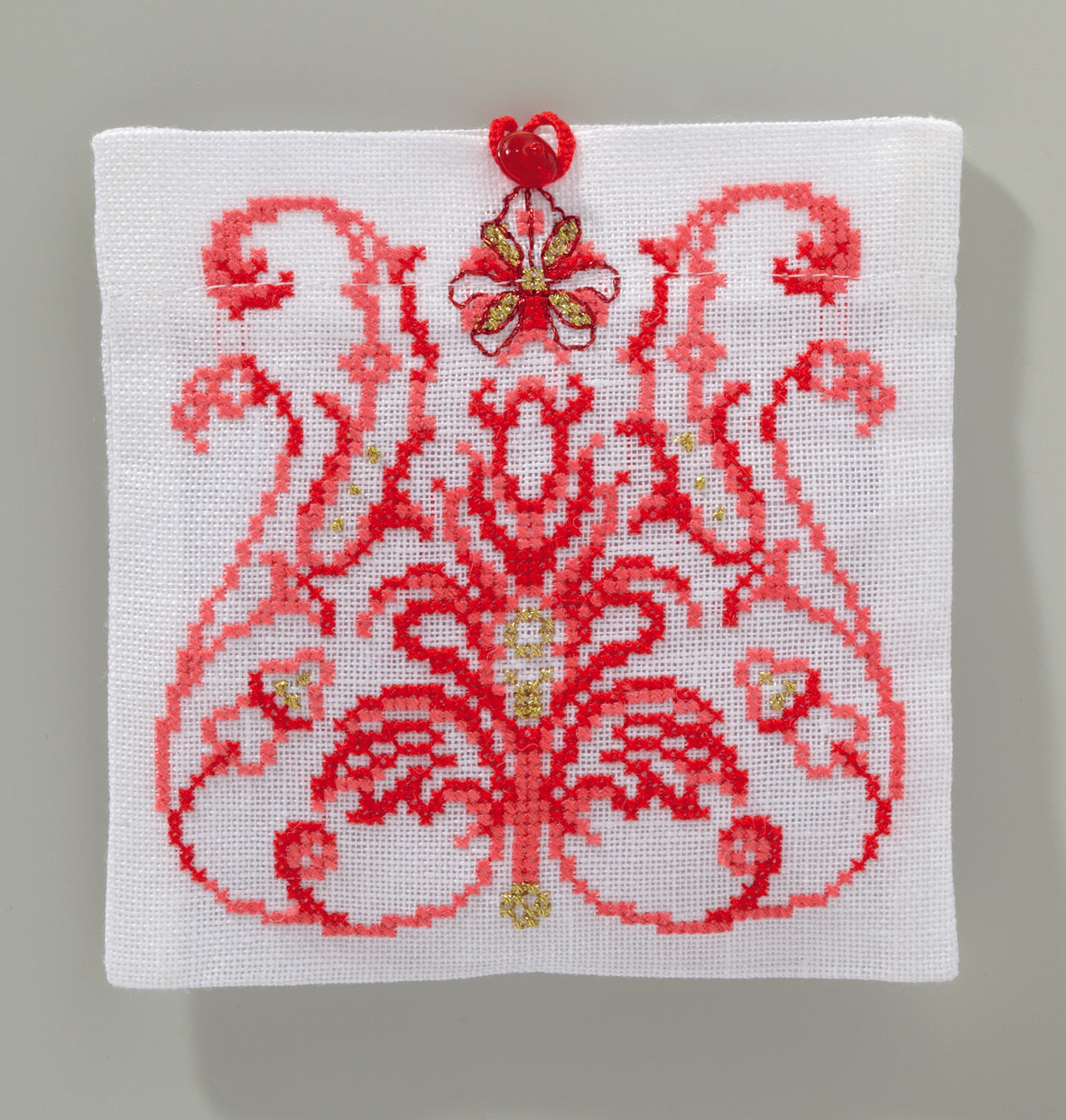 N°33 HS : Broderie rouge & Noël