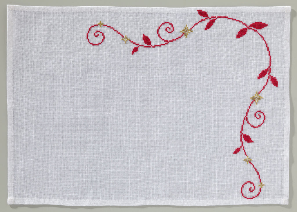 N°33 HS : Broderie rouge & Noël
