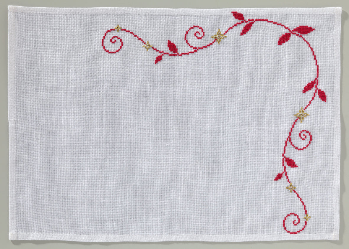 N°33 HS : Broderie rouge & Noël