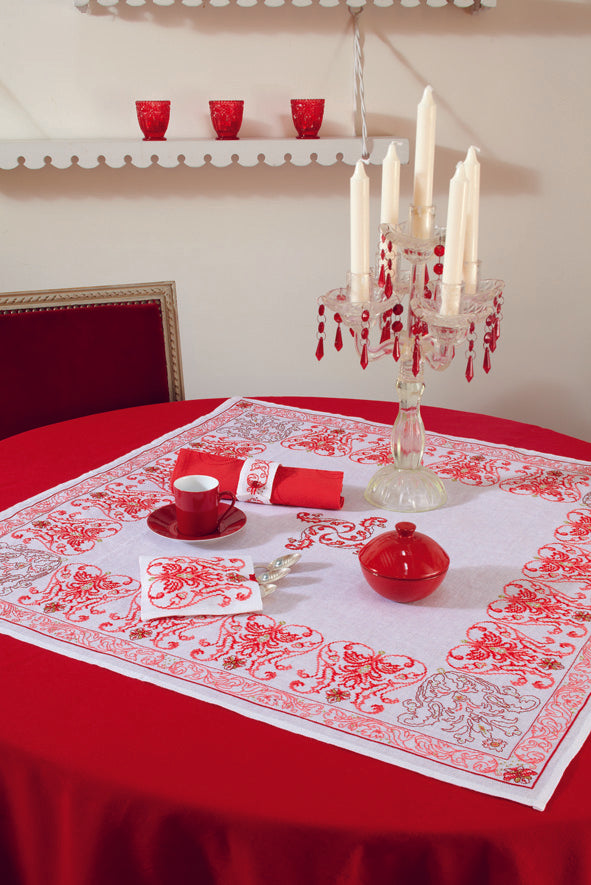 N°33 HS : Broderie rouge & Noël