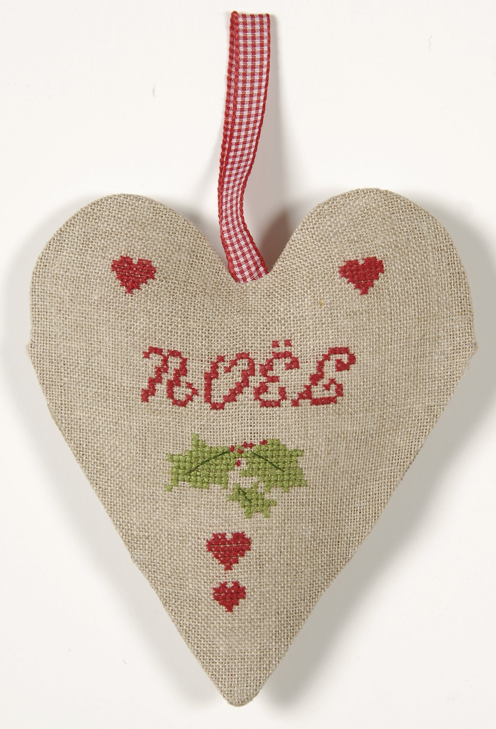 N°33 HS : Broderie rouge & Noël