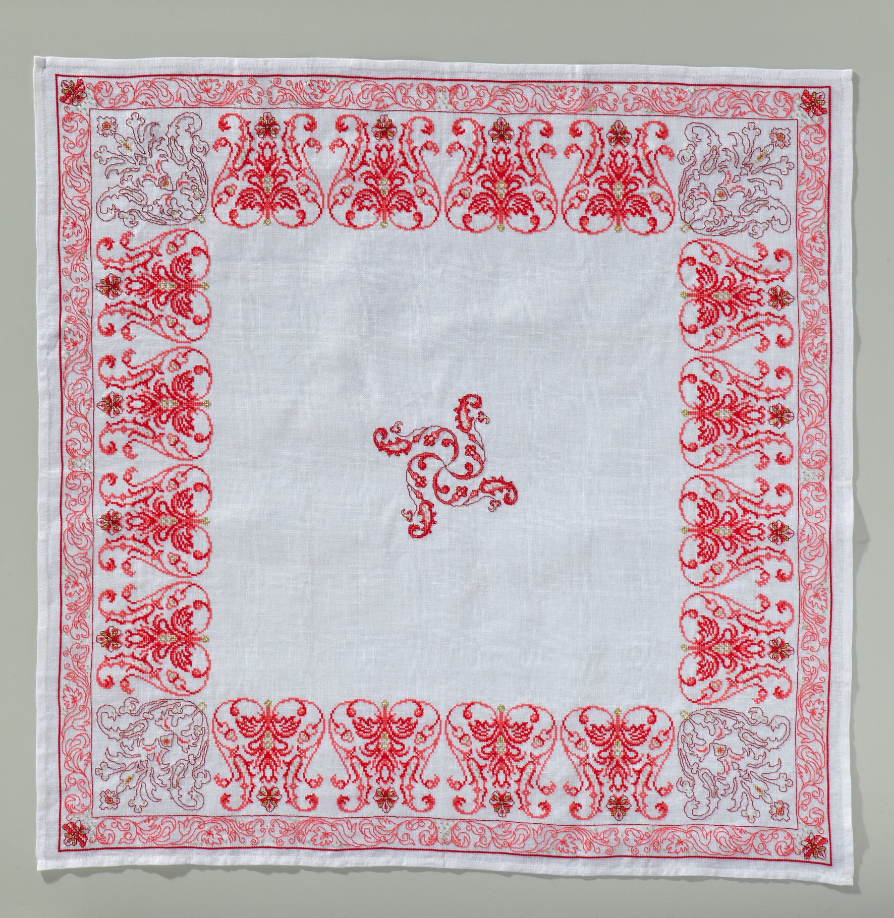 N°33 HS : Broderie rouge & Noël