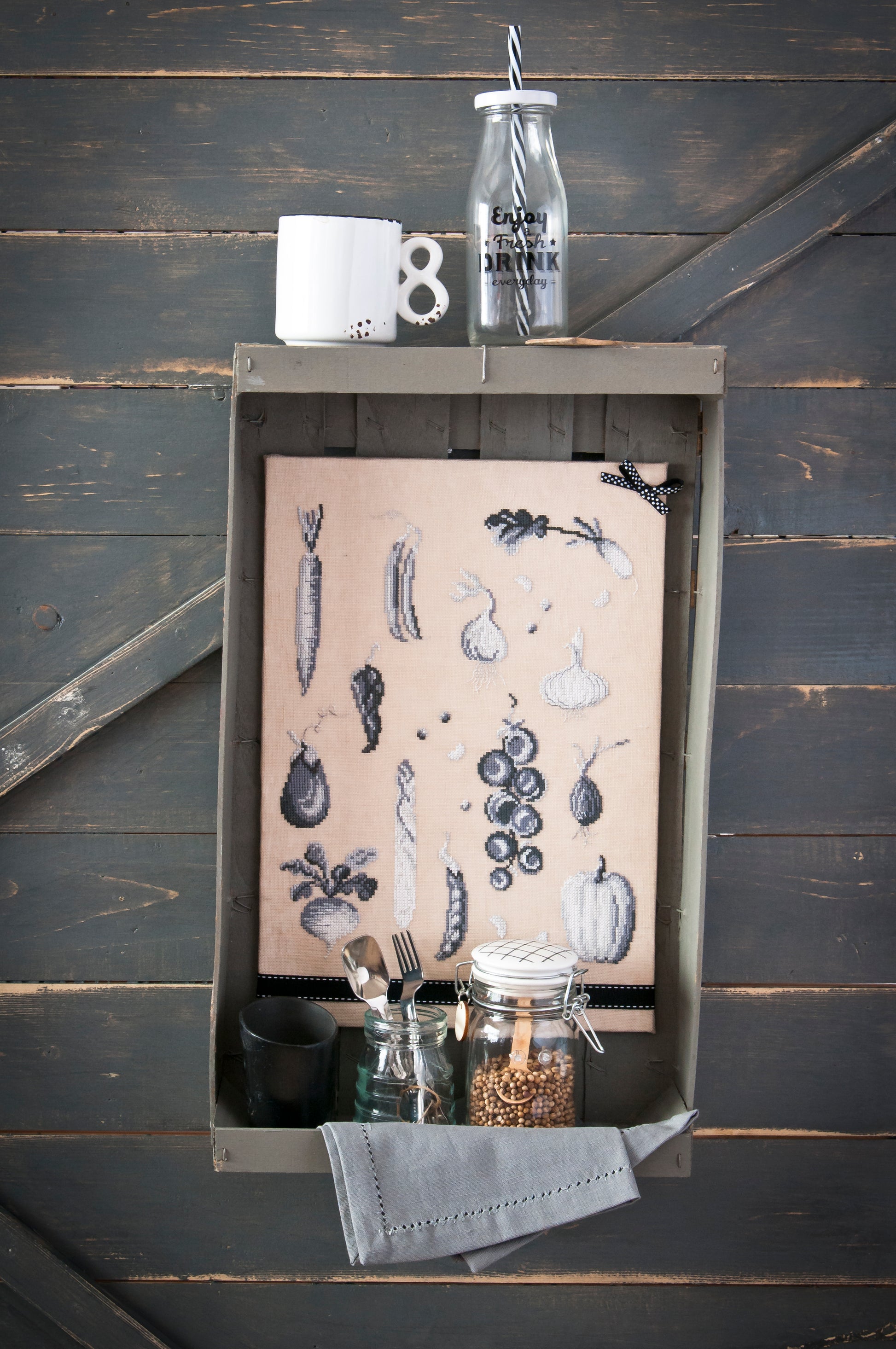 Broderie & Botanique au point de croix