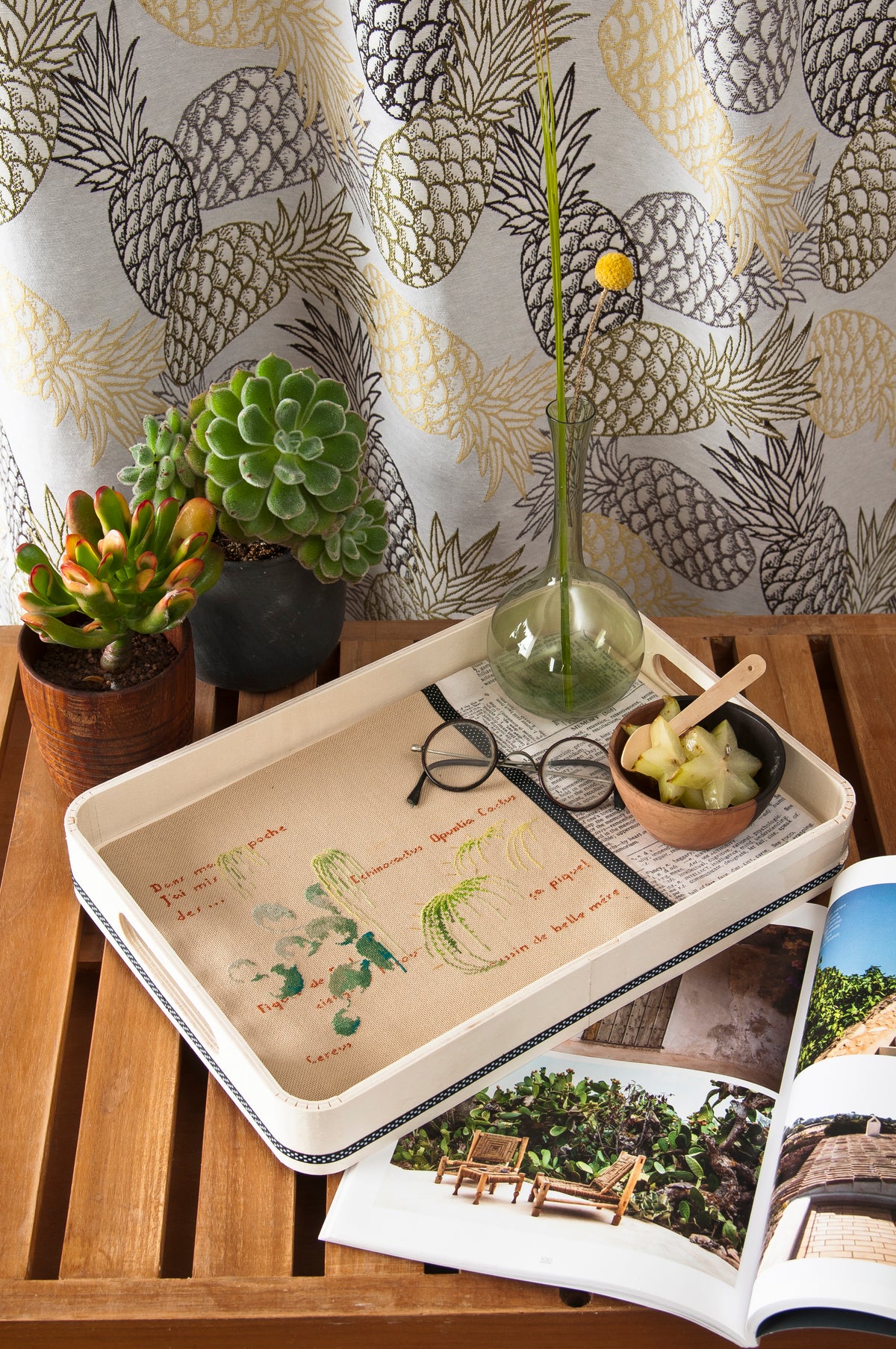 Mook point de croix : 23 modèles de cactus et succulentes à broder — créations rapides et originales pour apporter une touche de green à votre intérieur.