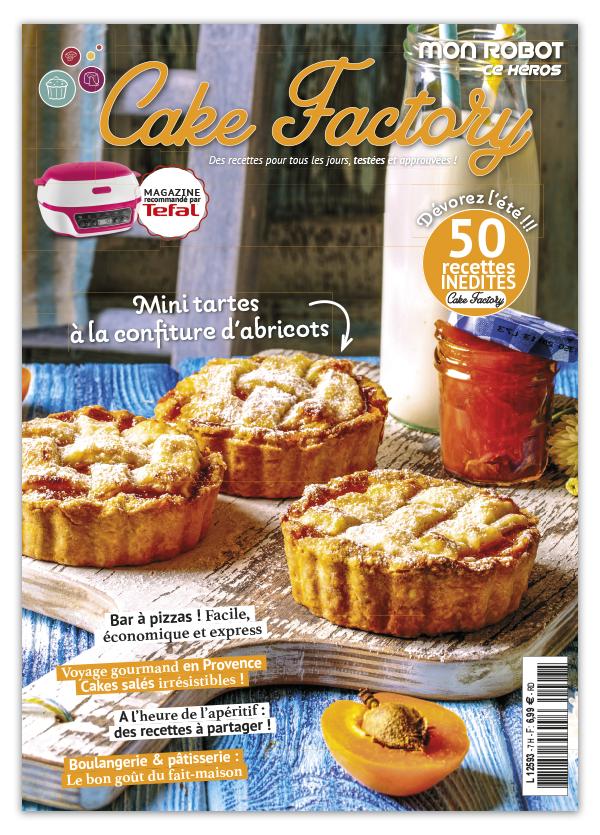40 recettes d'été pour Cake Factory : pizzas, recettes provençales, cakes salés, burgers maison, feuilletés apéro et desserts estivaux.
