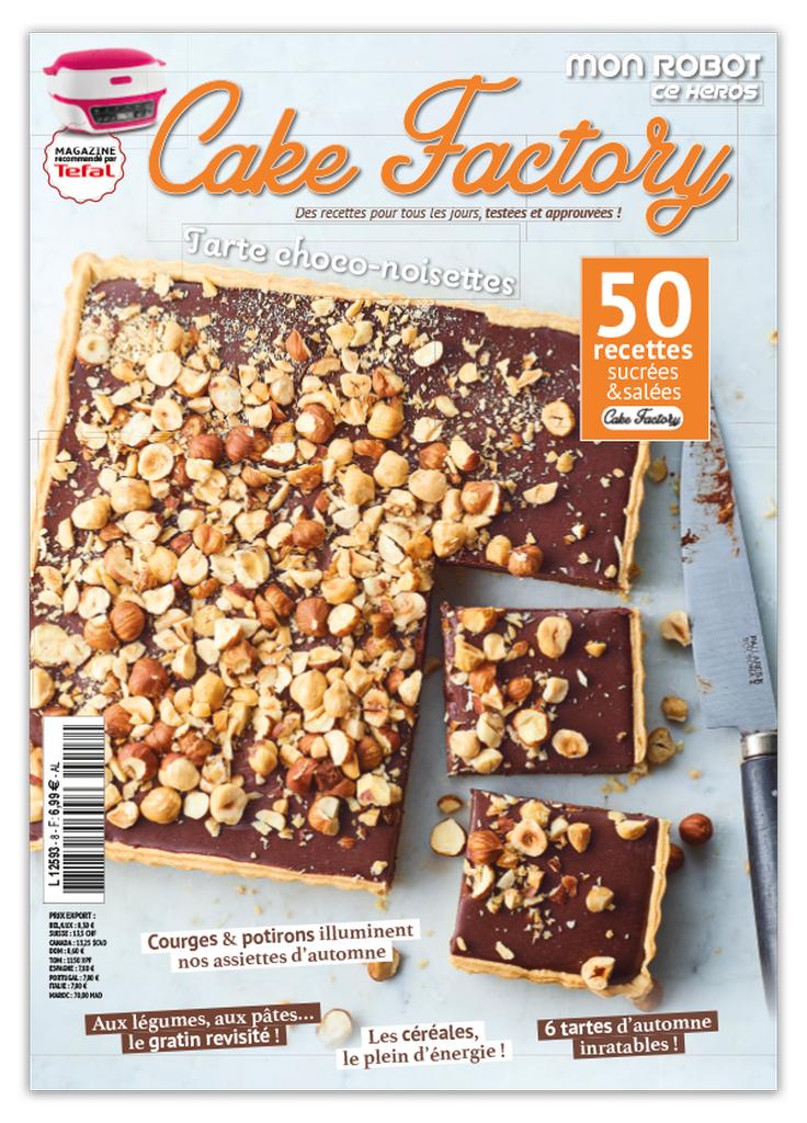 50 recettes sucrées et salées d'automne pour Cake Factory : courges, champignons, pastillas, gratins, Halloween et tartes de saison.